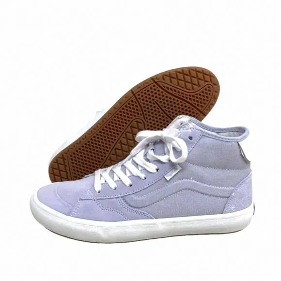 VANS Skate Lizzie Dusty Blue Shoe High Casual For VN0A4BX1DSB Canvas Suede Women