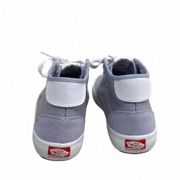 VANS Skate Lizzie Dusty Blue Shoe High Casual For VN0A4BX1DSB Canvas Suede Women