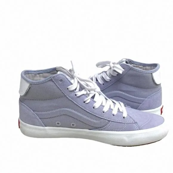 VANS Skate Lizzie Dusty Blue Shoe High Casual For VN0A4BX1DSB Canvas Suede Women
