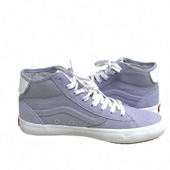 VANS Skate Lizzie Dusty Blue Shoe High Casual For VN0A4BX1DSB Canvas Suede Women
