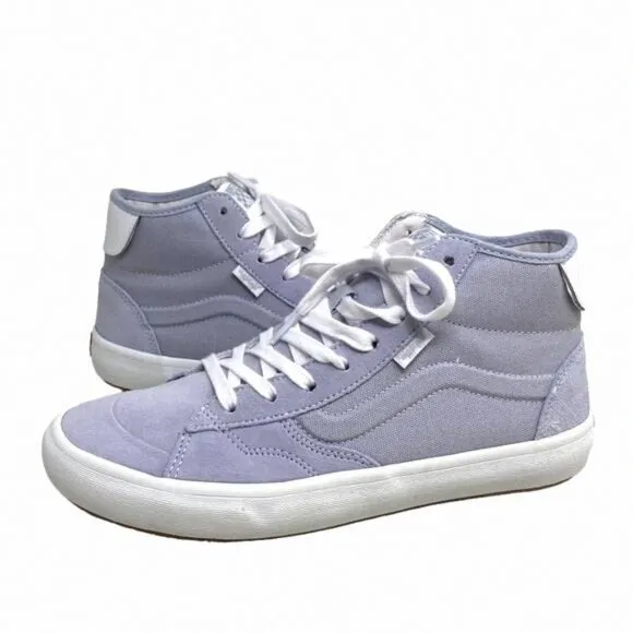 VANS Skate Lizzie Dusty Blue Shoe High Casual For VN0A4BX1DSB Canvas Suede Women