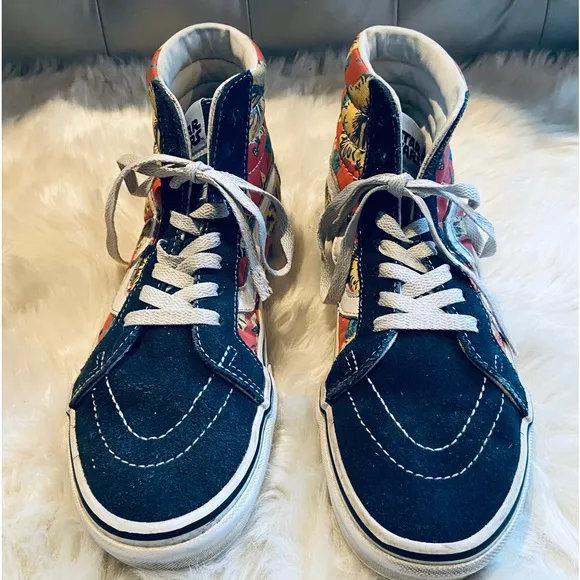 VANS STAR WARS X VANS SK8-HI “ALOHA YODA”REISSUE UNISEX HIGH TOP SNEAKERS
