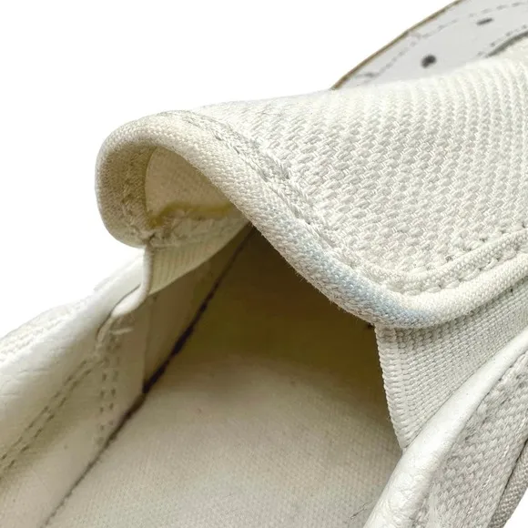 Vans | Unisex | Classic Canvas Overply Blanc De Blanc Slip On Shoes | Size 7.5