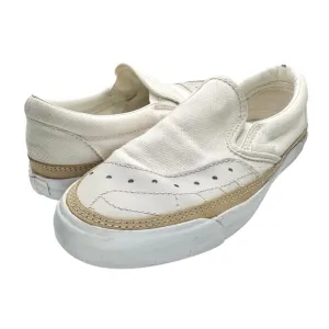 Vans | Unisex | Classic Canvas Overply Blanc De Blanc Slip On Shoes | Size 7.5