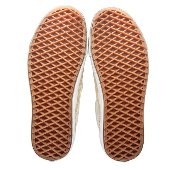 Vans | Unisex | Classic Canvas Overply Blanc De Blanc Slip On Shoes | Size 7.5