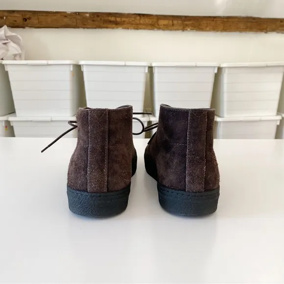 Velasca Milano Brisàcch Suede Leather Ankle Boots in Dark Brown Size 40.5