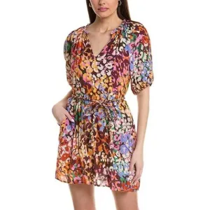 Velvet by Graham &amp; Spencer Gracie Mini Dress Size L Tan Casual Anthropologie