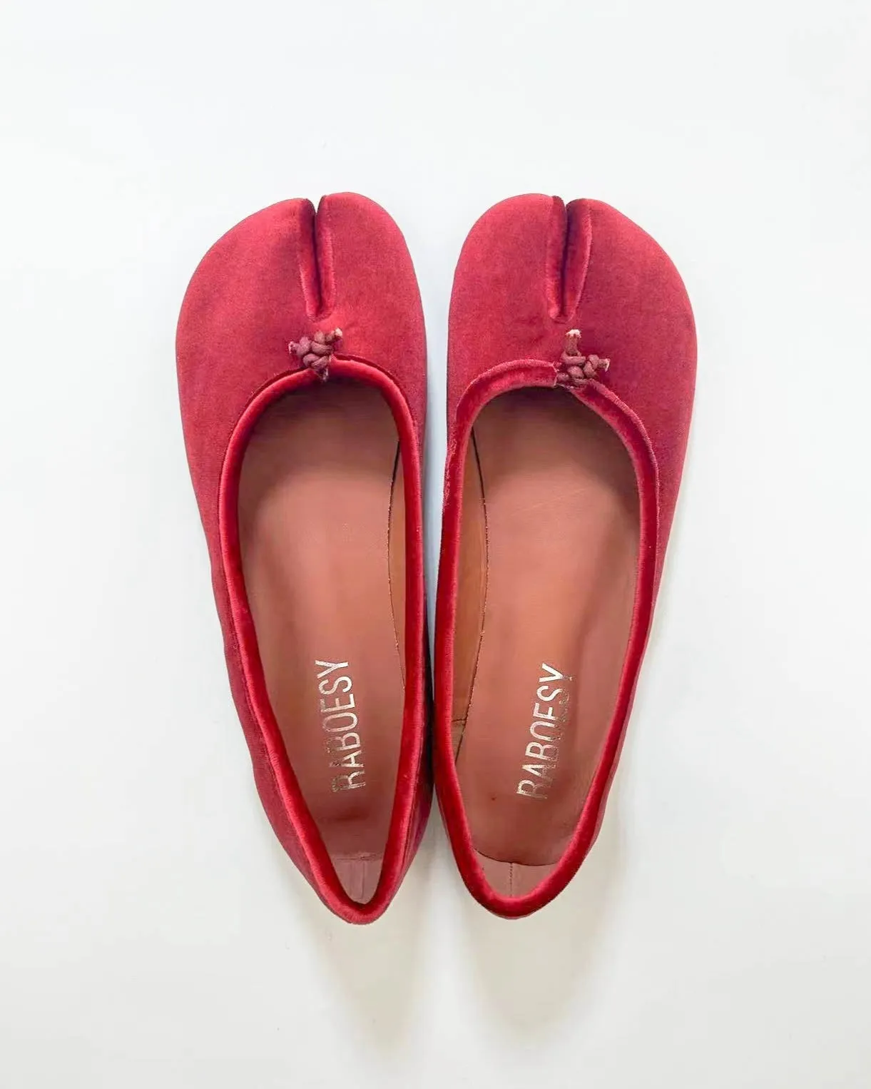 Velvet Tabi Ballet Flats