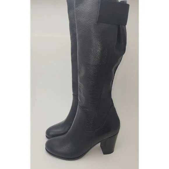 Vero cuoio *skinny calf* Womens 9 leather boots  biker gothic romanticgoth