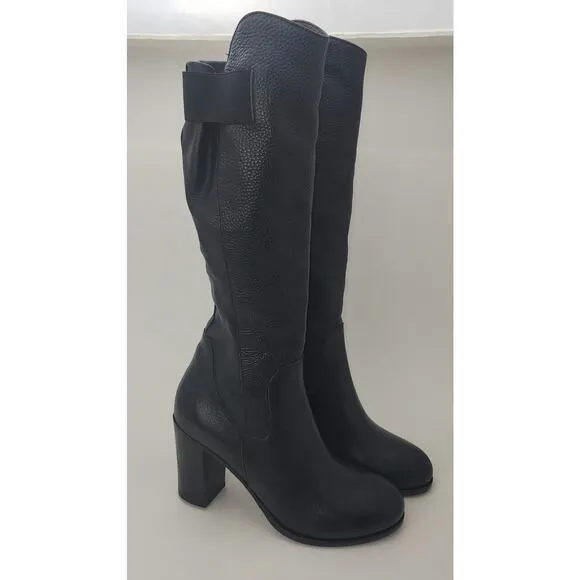 Vero cuoio *skinny calf* Womens 9 leather boots  biker gothic romanticgoth