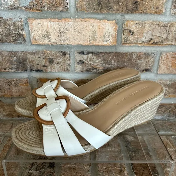 Veronica Beard Sandals Ivy Woven Wedge Espadrille Size 11
