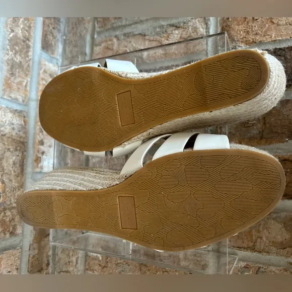 Veronica Beard Sandals Ivy Woven Wedge Espadrille Size 11