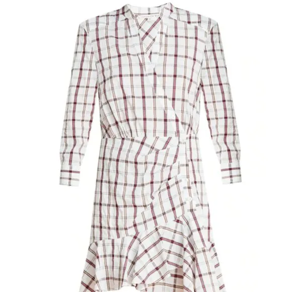 VERONICA BEARD SHERRY DRESS IN WHITE MULTI