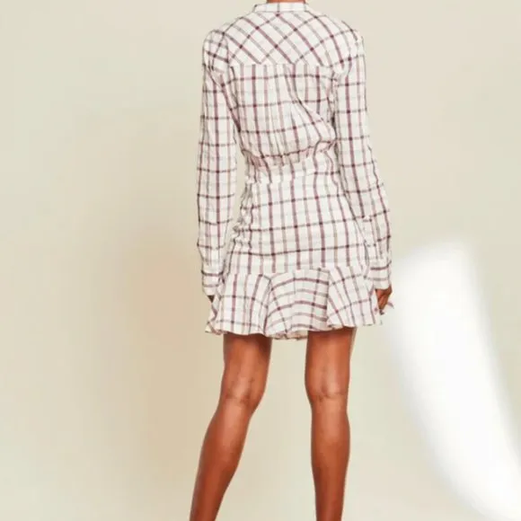 VERONICA BEARD SHERRY DRESS IN WHITE MULTI