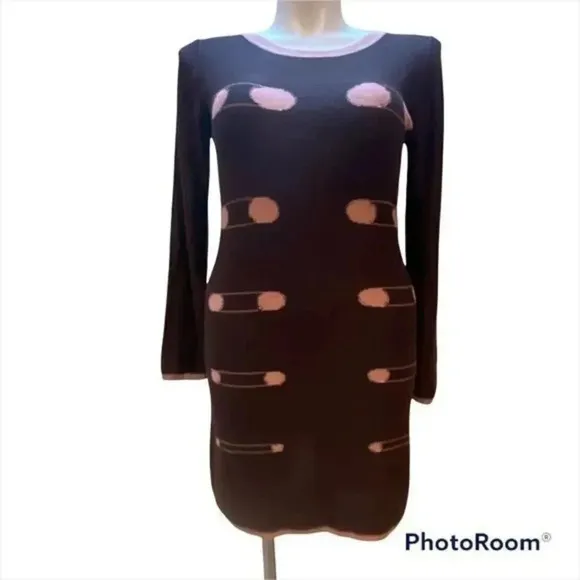 Vertigo knitted midi dress