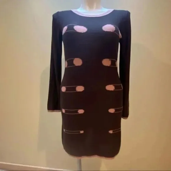 Vertigo knitted midi dress