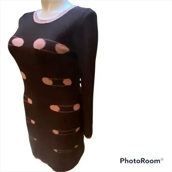 Vertigo knitted midi dress
