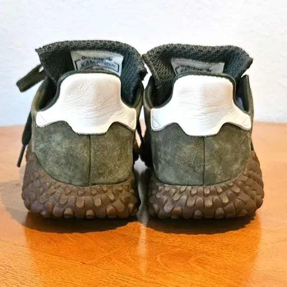 Very Lightly Worn - ADIDAS KAMANDA - Olive Green Athletic Shoes, Size 9.5