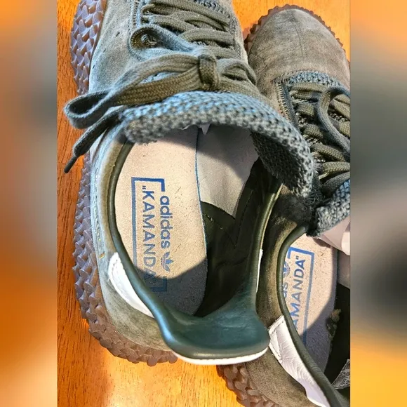 Very Lightly Worn - ADIDAS KAMANDA - Olive Green Athletic Shoes, Size 9.5
