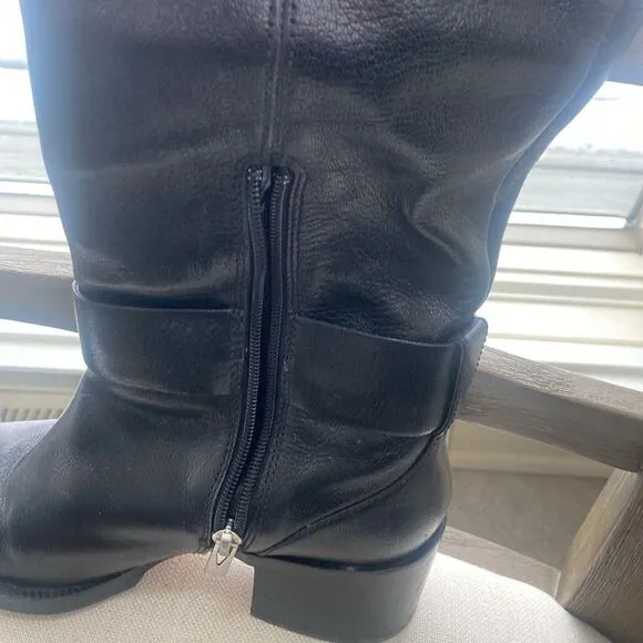 VIASPIGA Garnett Tall Leather Knee High Boots