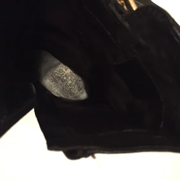Vince Camuto Genuine Black Leather boots 7M