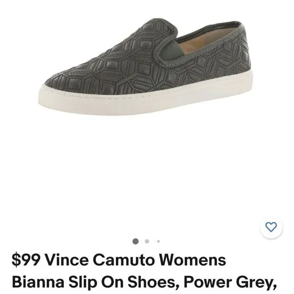 Vince Camuto Bianna Slip-On Shoes - Power Grey