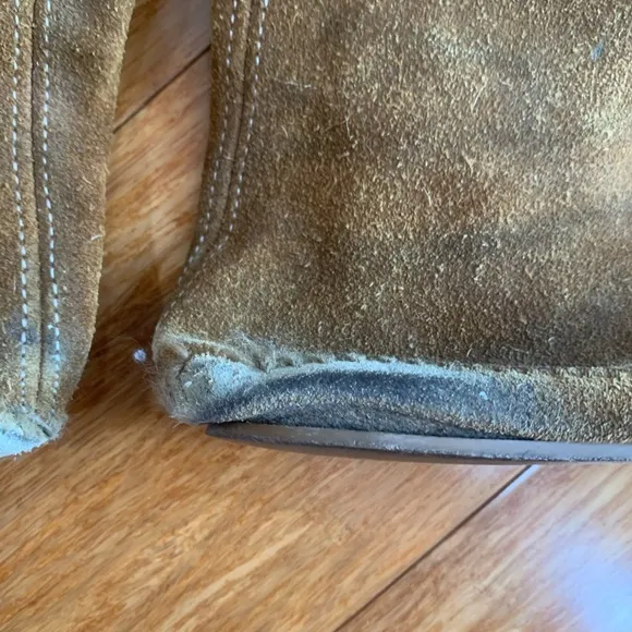 Vintage 70’s era Minnetonka Moccasins tall lace up sides suede approx size 7.5