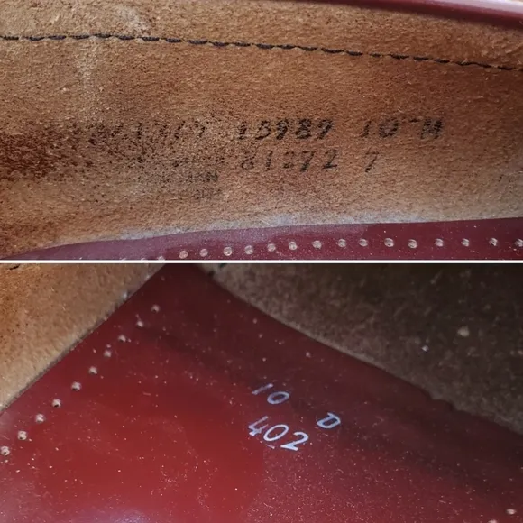 Vintage 90s y2k Oxblood Burgundy Leather Moc Toe Moccasins Driving Penny Loafers