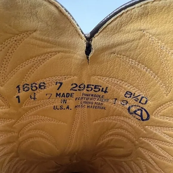Vintage Acme Leather Western Boots