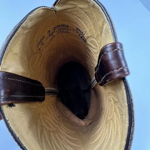Vintage Acme Leather Western Boots