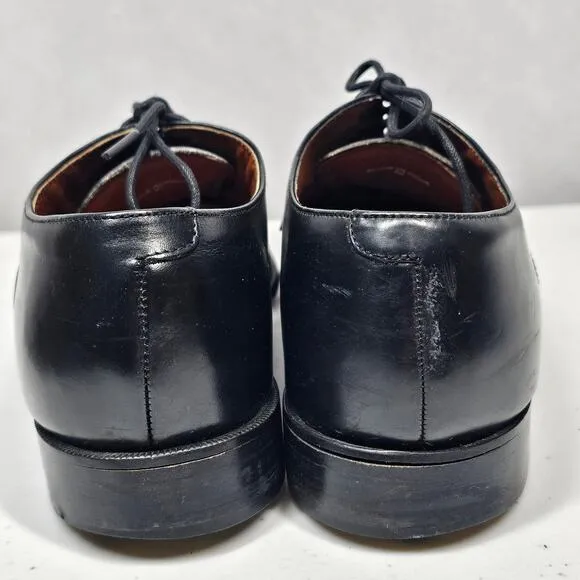 Vintage Bostonian Classics First Flex Black Lace Up Derby Shoes Men's 9.5 M