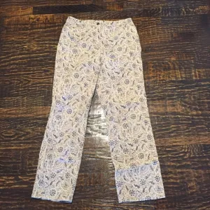 VINTAGE Charter Club Patterned Jeans Size 8