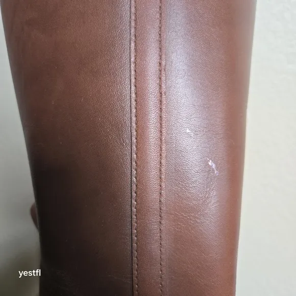 Vintage Dexter brown heeled boots size 6.5 Made in the USA