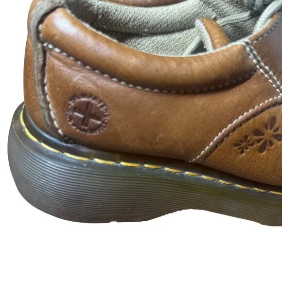 Vintage Dr Martens Vintage 90s Y2K Daisy 12281 Leather Oxford Chunky Shoes Sz 7