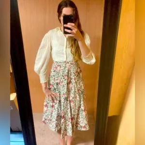 Vintage floral skirt