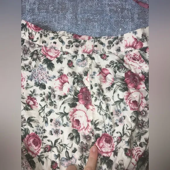Vintage floral skirt