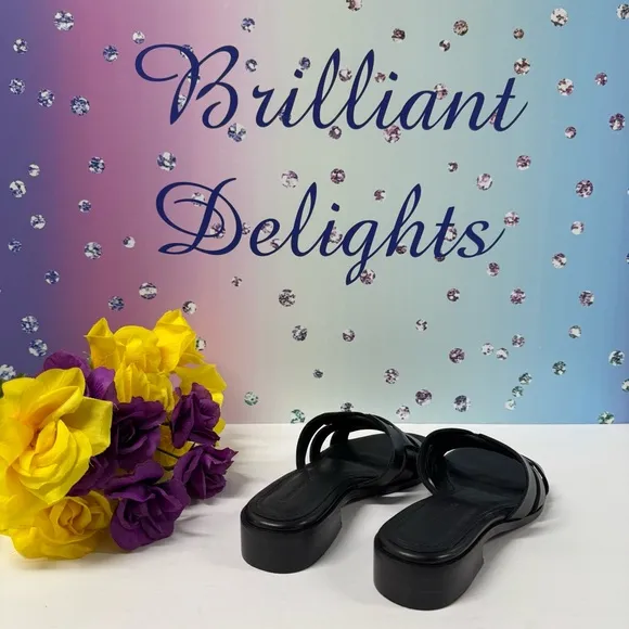 VINTAGE FOUNDRY LEATHER SLIDE FLATS