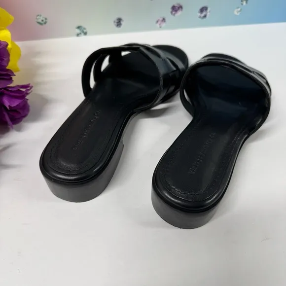 VINTAGE FOUNDRY LEATHER SLIDE FLATS