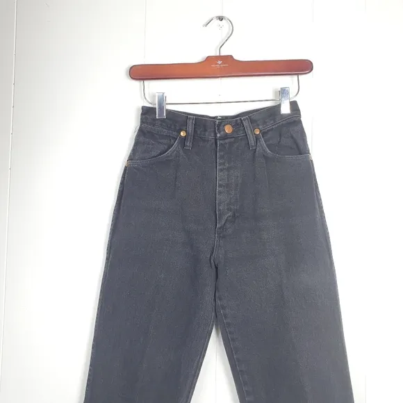 Vintage high-waisted made in the USA wranglers size 3/4