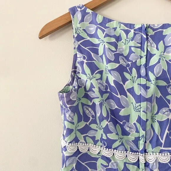 Vintage Lilly Pulitzer Ladybug &amp; Floral Shift Dress