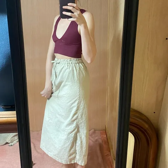 Vintage Linen Skirt