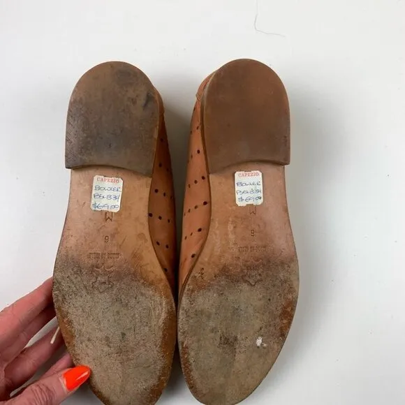 VINTAGE Markio Designs Leather Lace Flats Loafersize 6
