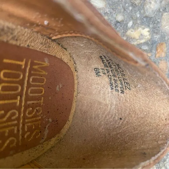 Vintage Mootsies Tootsies huarache style flats 6