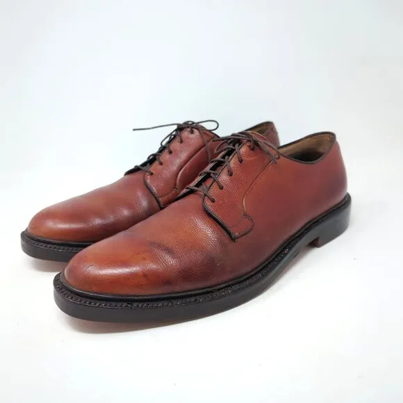 Vintage Nettleton Derby Shoes 11.5 Brown Lace Up