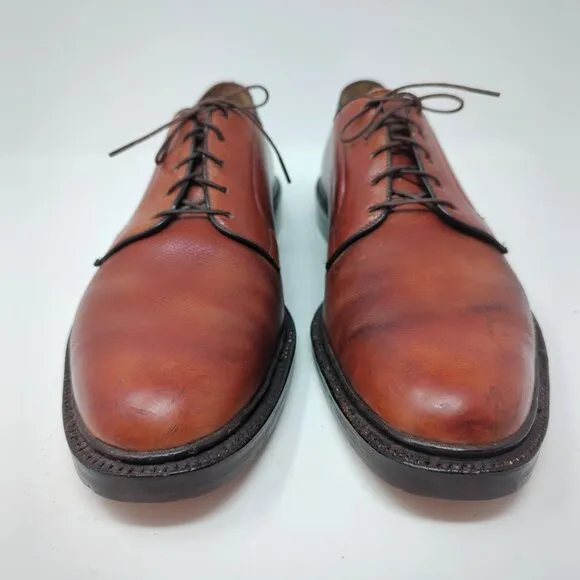 Vintage Nettleton Derby Shoes 11.5 Brown Lace Up