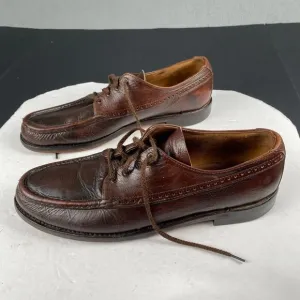 Vintage Russell Men's Moccasin Oxford Size 12A,Leather Shoes 6340