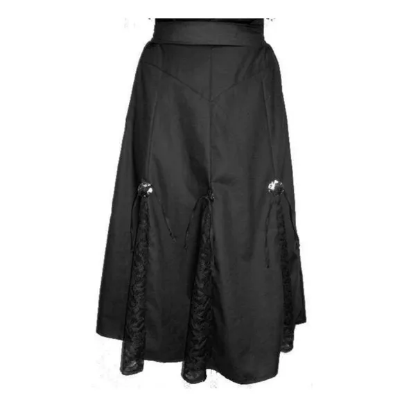 Vintage Square Up Fashions Concho Prairie Skirt Size XL