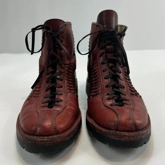 Vintage The Last Footwear Company LTD Shoemakers Leather Boots Made in NZ