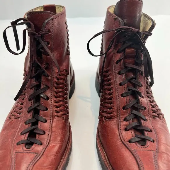 Vintage The Last Footwear Company LTD Shoemakers Leather Boots Made in NZ