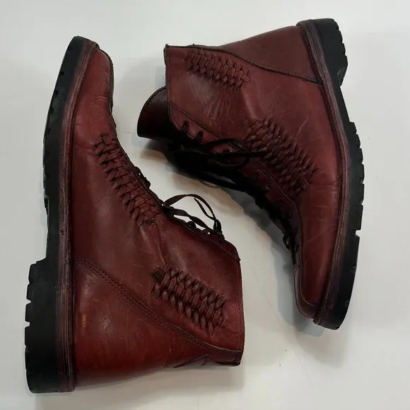 Vintage The Last Footwear Company LTD Shoemakers Leather Boots Made in NZ